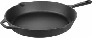 AmazonBasics Pre-Seasoned Cast Iron Skillet