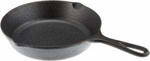 Cast iron frying pan