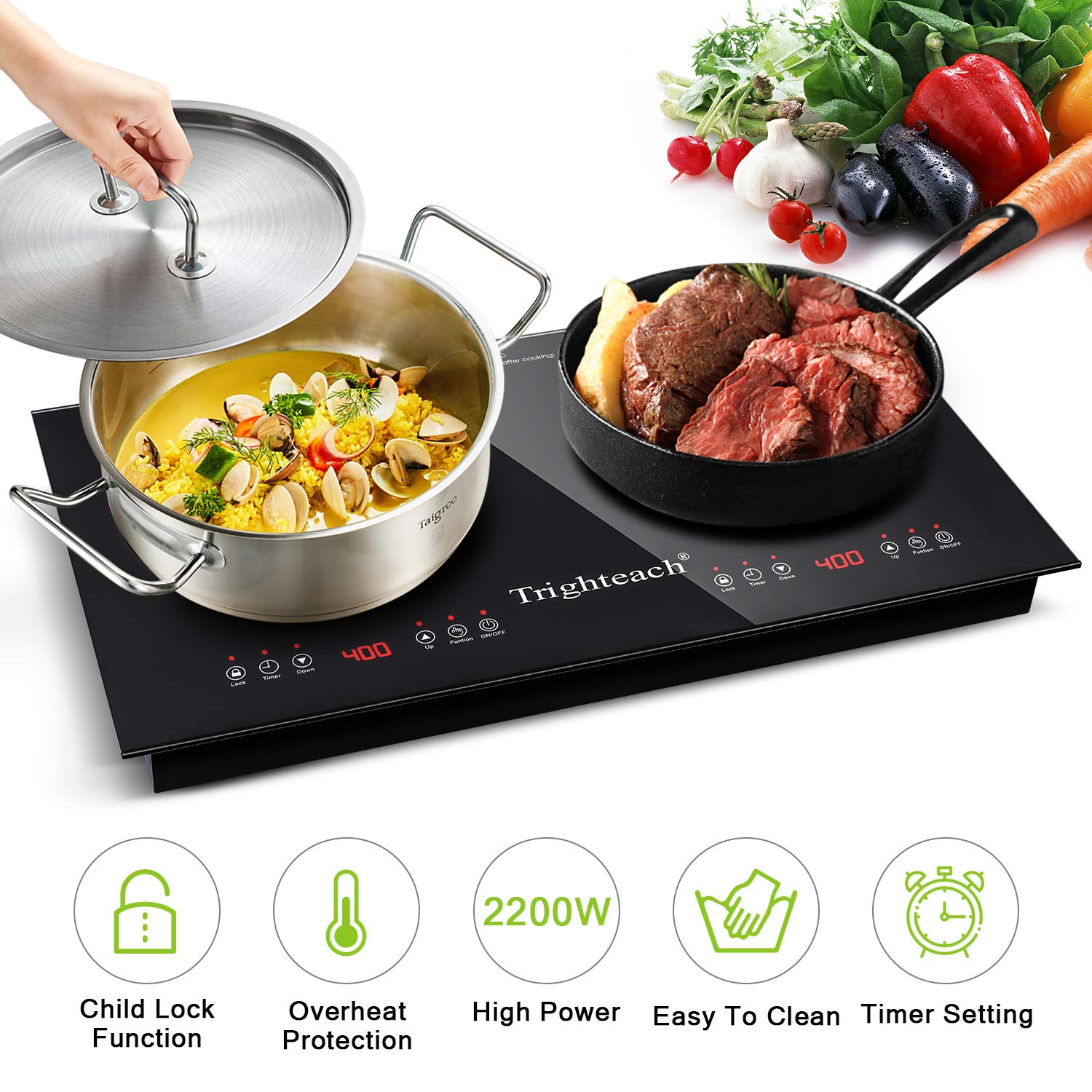 trighteach portable induction cooktop