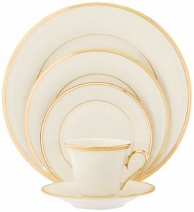 Lenox Eternal Gold-Banded Fine China 5-Piece Place Setting