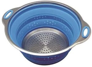 Silicone pasta strainer