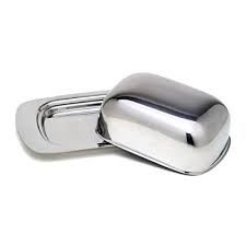 StainlessLUX 75111 Stainless Steel Covered Butter Dish