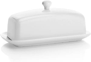 Sweese 307.101 Porcelain Butter Dish with Lid