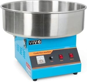 VIVO Blue Electric Commercial Cotton Candy Machine