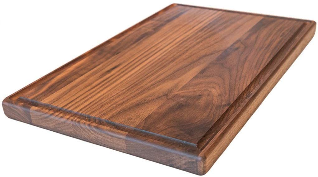 large walnut wood cutting board