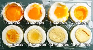 boiled eggs