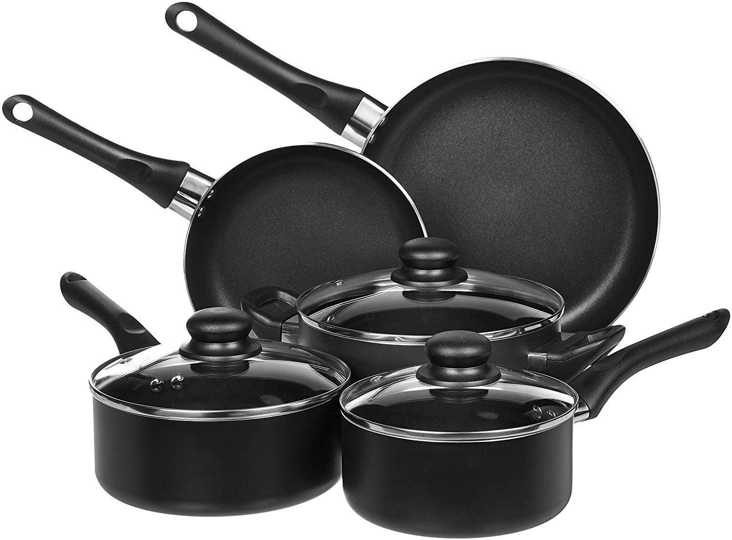 AmazonBasics Non-Stick Cookware Set