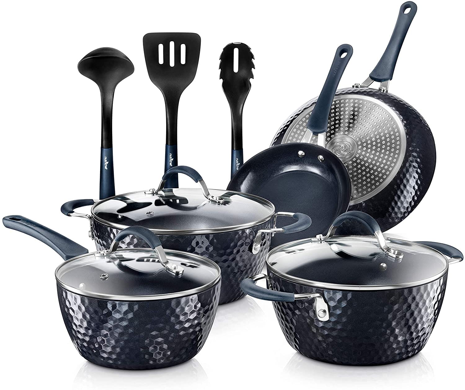 Nutrichef Nonstick Cookware Excilon Home Kitchen Ware Pots & Pan Set