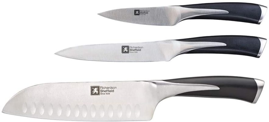 RICHARDSON SHEFFIELD 3-Piece KYU Chef's Knife Set
