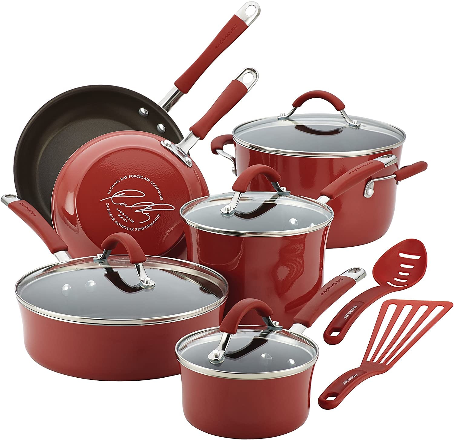 Rachael Ray Cucina Nonstick Cookware Pots and Pans Set