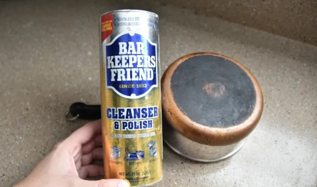 How To Clean Burnt Pan5
