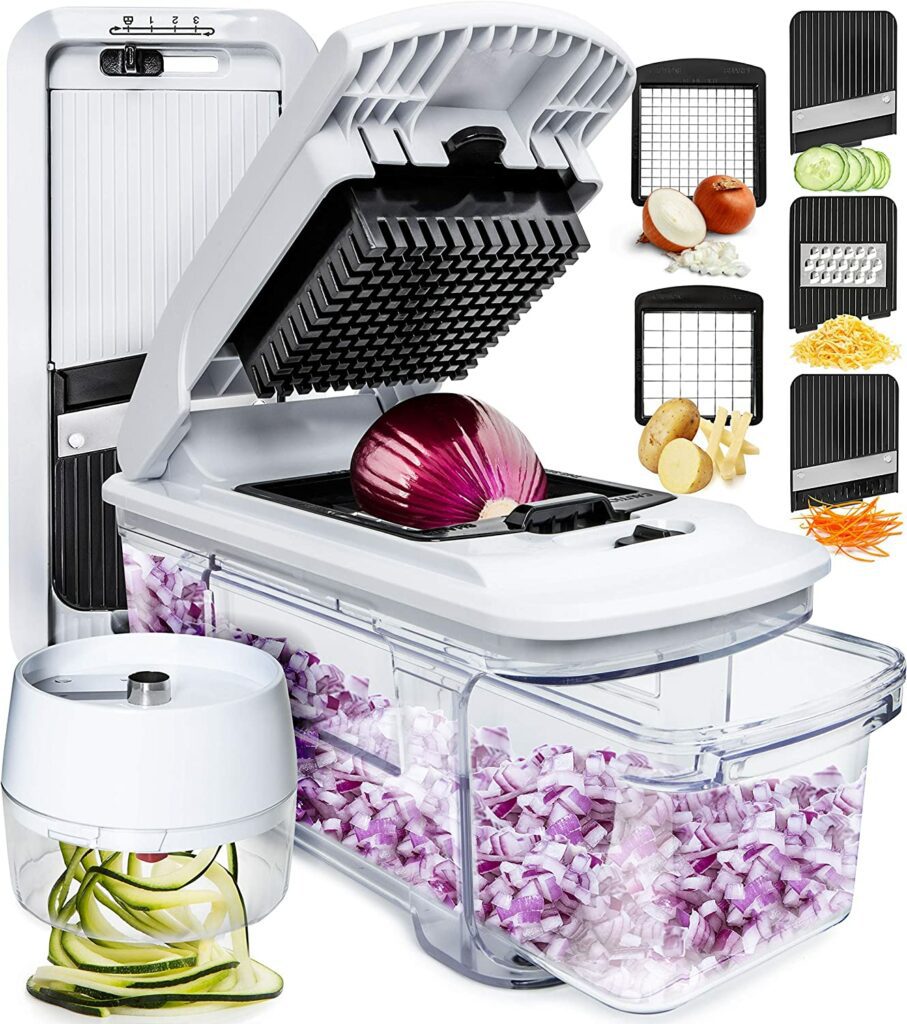 Fullstar All-in-1 Vegetable Chopper, Mandoline Slicer & Cheese Grater1