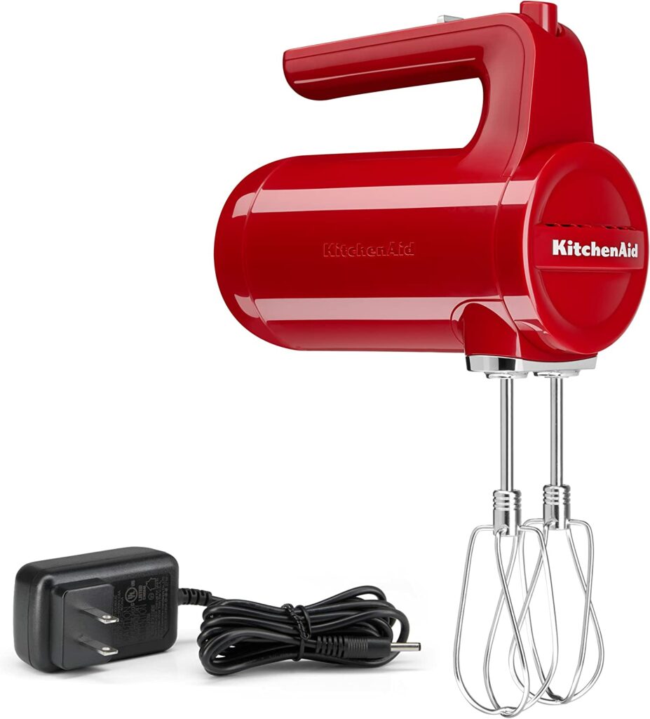 8. KitchenAid Cordless 7 Speed Hand Mixer