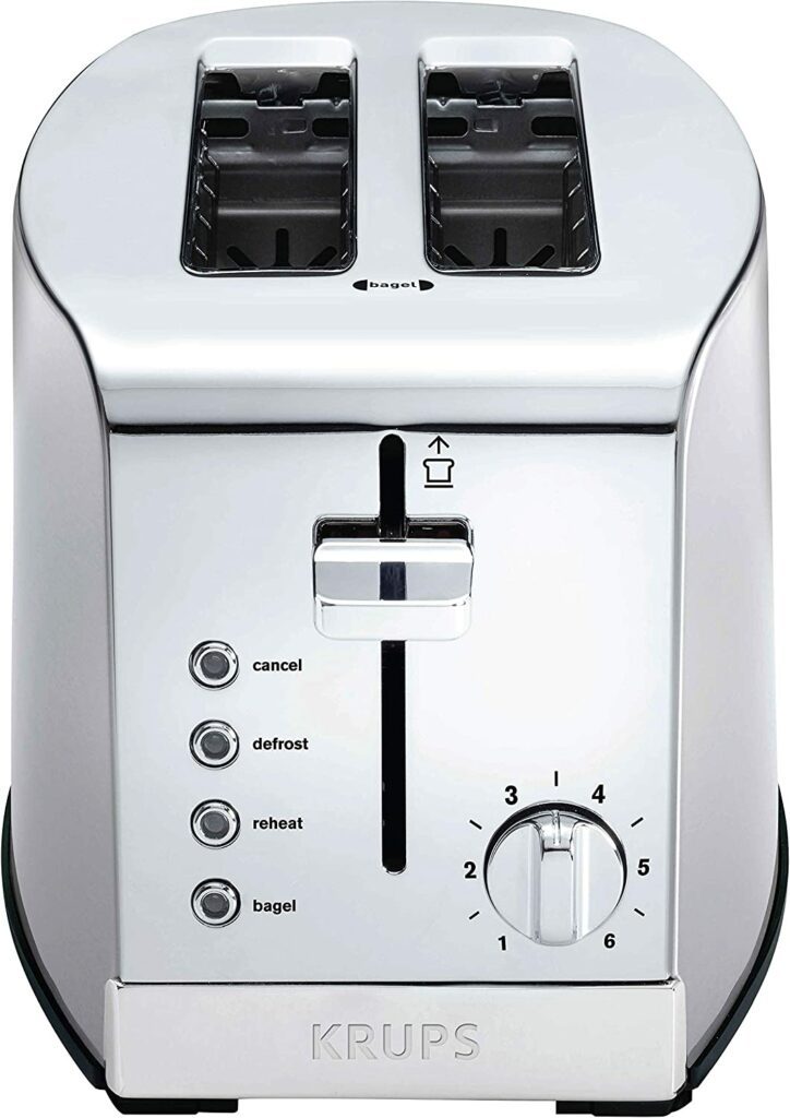  Krups 2-Slice Stainless Steel Toaster (KH732D50)