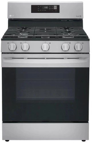 LG 30” Stainless Steel Freestanding Gas Smart Range 